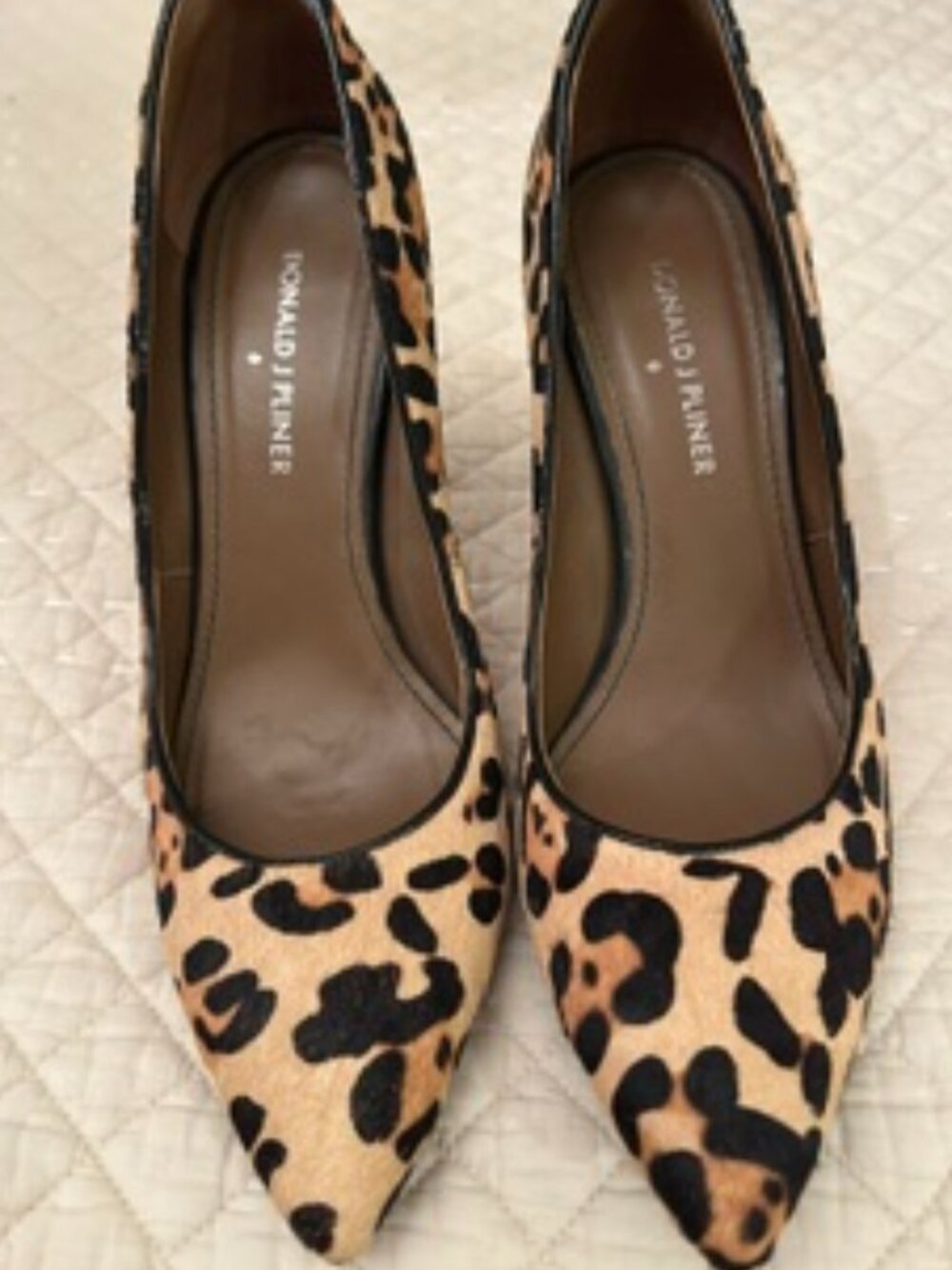 Donald J Pliner Leopard Pointed Toe Treva.